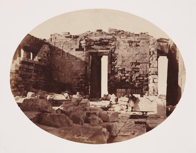 Intérieur du Parthénon, Athènes, vers 1849 - Unbekannt