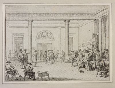Intérieur de la Bourse, vers 1790 - Unbekannt