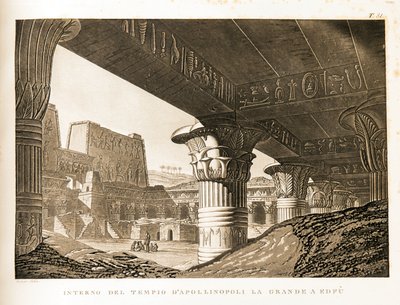 Vue intérieure du Temple d