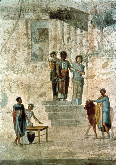 Jason et Pélias, de la Maison de Jason, ou des Amours Fatals, Pompéi - Unbekannter Künstler
