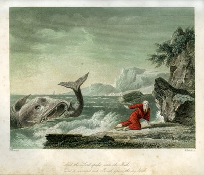 Jonas et la baleine - Bible - Unbekannter Künstler