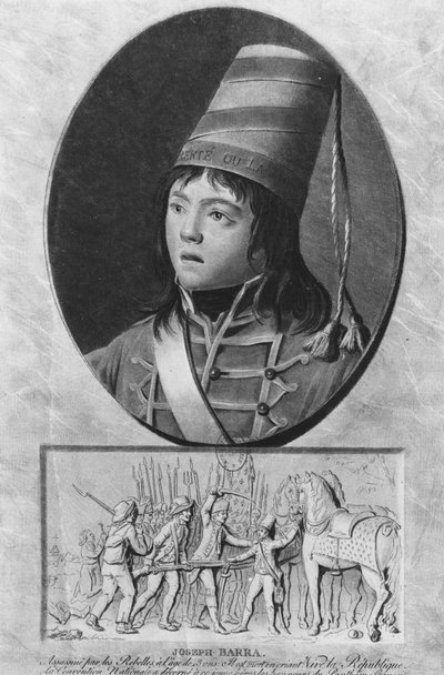 Joseph Bara ou Barra (1779 - 1793), soldat français - Unbekannt