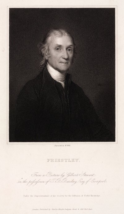 Joseph Priestley, théologien et chimiste anglo-américain, vers 1800 - Unbekannt