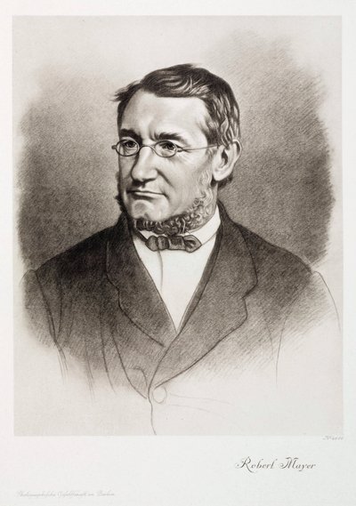 Julius Robert von Mayer, physicien allemand, vers 1870 - Unbekannt