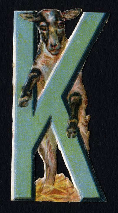 K comme Karakul. Série de 26 chromolithographies gaufrées d