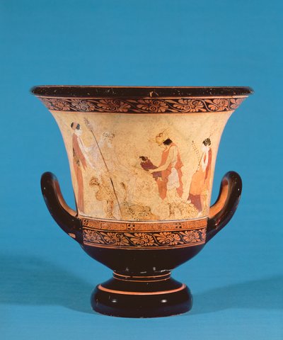 Kalyx krater représentant Hermès livrant l