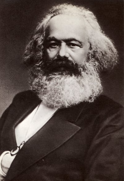 Portrait de Karl Marx - Unbekannter Künstler