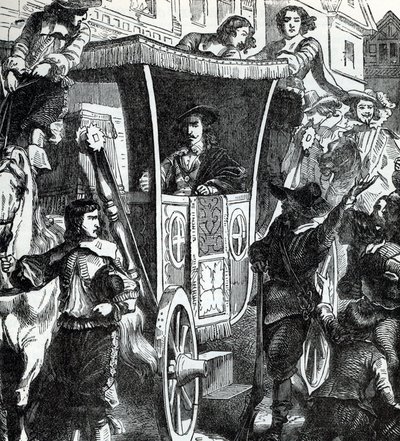Le roi Charles I hué par la foule après la tentative échouée d