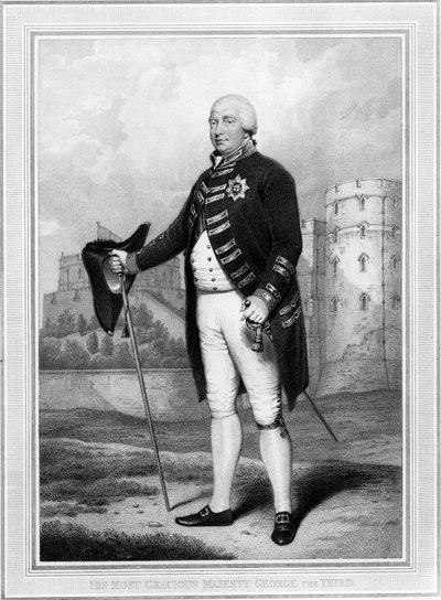 Roi George III, roi de Grande-Bretagne, vers 1800 - Unbekannt