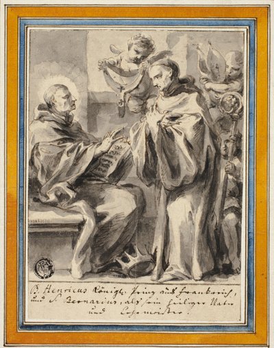 Le roi Henri de France et Saint Bernard de Clairvaux - Unbekannt