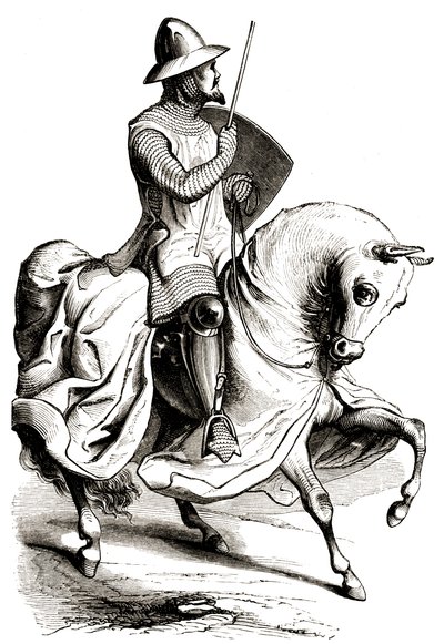 Chevalier en armure de guerre - Unbekannter Künstler