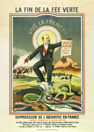 La fin de la fée verte, lithographie lors de l