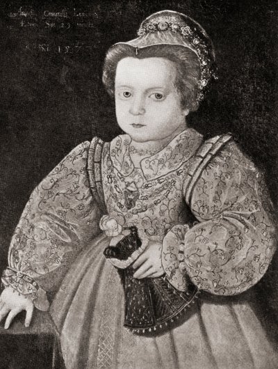 Lady Arbella Stuart enfant, de The Girl Through the Ages, publié en 1933 - Unbekannt