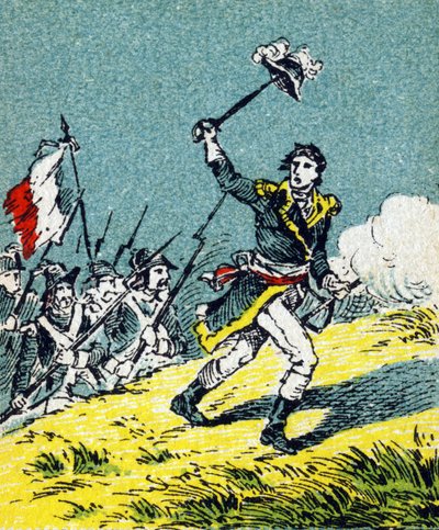 Lazare Nicolas Marguerite Carnot pendant la bataille de Wattignies le 16 octobre - Unbekannt