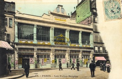 Les Folies-Bergère extérieur, Paris Célèbre cabaret parisien - Unbekannter Künstler