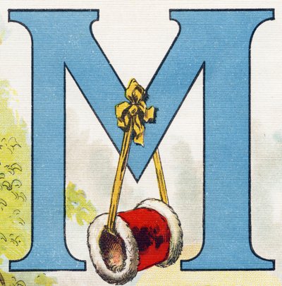 Lettre M: La manche. Gravure dans "ABC L