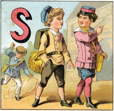 Lettre S pour la sortie de l