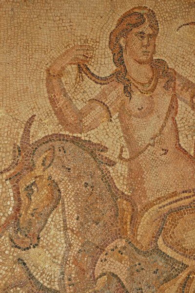 Libye, mosaïque romaine de Nymphe et Satyre de la Villa de Jason Magnus - Unbekannt