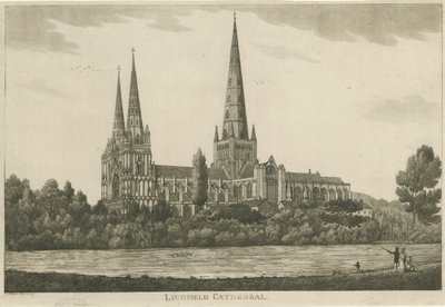Cathédrale de Lichfield - Vue Sud - Unbekannt