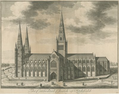 Cathédrale de Lichfield - Vue Sud - Unbekannt