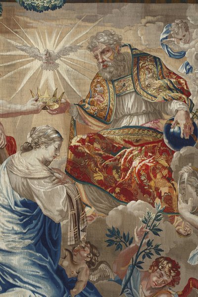 Vie de la Vierge : Le Couronnement de la Vierge (détail) - Unbekannt