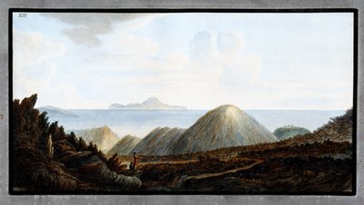 Petites montagnes sous le mont Vésuve, Royaume de Naples - Unbekannter Künstler