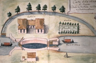 Écluse sur le Canal du Midi - Unbekannter Künstler