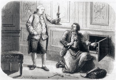 Louis XVI éclaire le serrurier François Germain - Unbekannt