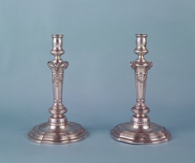 Chandeliers en argent Louis XV - Unbekannt