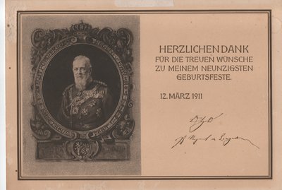Luitpold Karl Joseph Wilhelm de Bavière - Unbekannter Künstler
