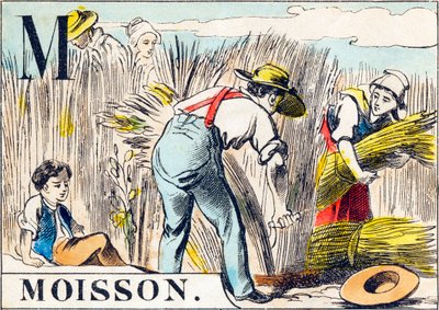M Moisson - « Alphabet de la ferme » fin du XIXe siècle (gravure) - Unbekannt