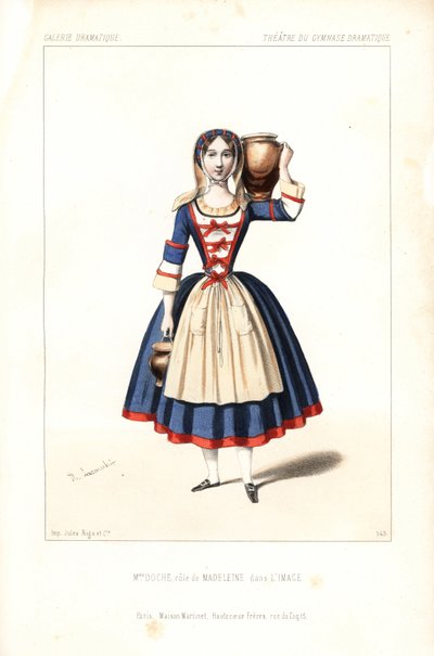 Madame Charlotte Doche, Eugénie Fleury ou Marie Charlotte Eugénie Plunkett dans le rôle de Madeleine dans "L