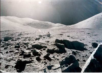 Vol spatial habité, USA, Apollo 15 vue panoramique de la surface lunaire, Apollo 15 - Unbekannt