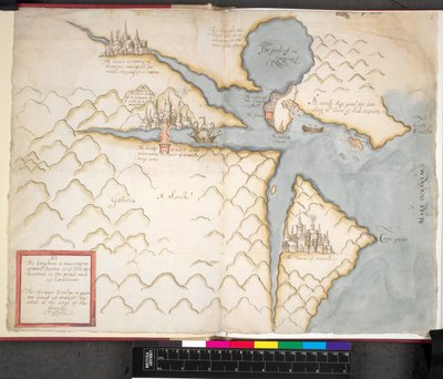 Carte de La Corogne - Unbekannter Künstler