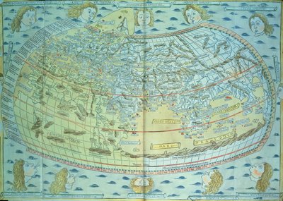 Carte du monde - Unbekannter Künstler