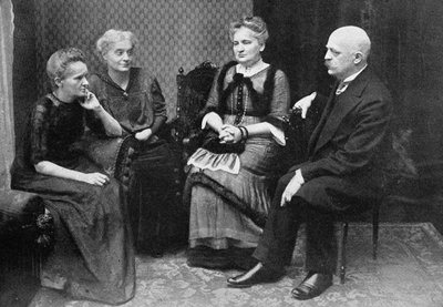Marie Curie avec son frère et ses sœurs - Unbekannter Künstler