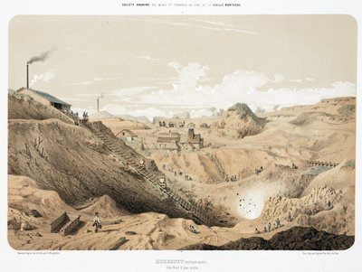 Exploitation minière, minerais métalliques Mine de zinc, Moresnet neutre - Unbekannt