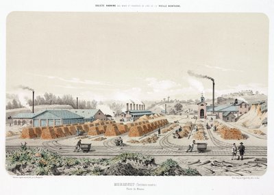 Exploitation minière, minerais métalliques (Minerai de zinc, Moresnet neutre) - Unbekannt