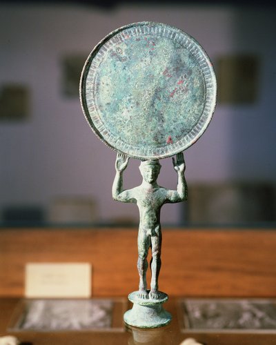 Miroir, grec, 5ème siècle av. J.-C. (bronze) - Unbekannt