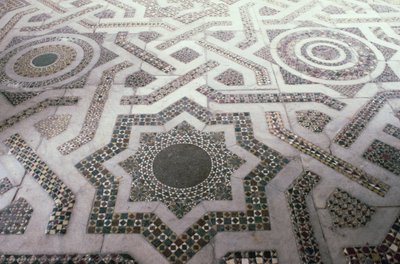 Sol en mosaïque dans la cathédrale de Monreale, Sicile - Unbekannt