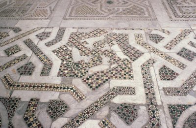 Sol en mosaïque dans la cathédrale de Monreale, Sicile - Unbekannt