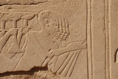 Têtes multiples, Karnak, Louxor, Égypte (photo) - Unbekannt