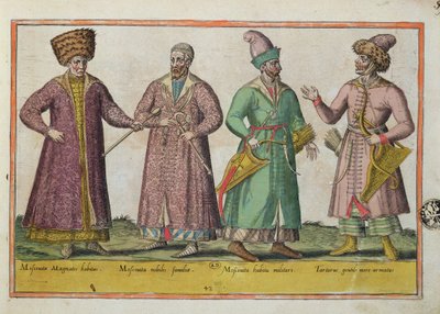 Costume moscovite et tartare - Unbekannt