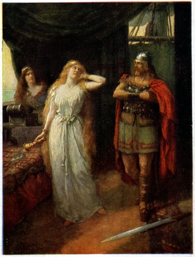 Musique. Opéra. Tristan et Isolde. Illustration de Ferdinand Leeke pour l