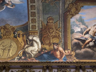 Figures mythologiques. Décor peint par François Perrier (1594-1649) - Unbekannt
