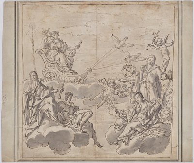Scène mythologique - Unbekannter Künstler
