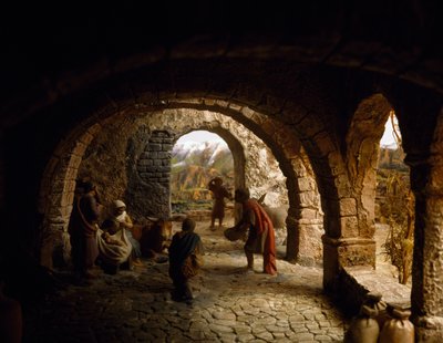 Nativité, diorama de la nativité, Espagne, 20e siècle - William M. Timlin