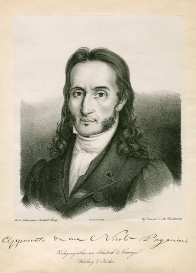 Niccolo Paganini - portrait - Unbekannt