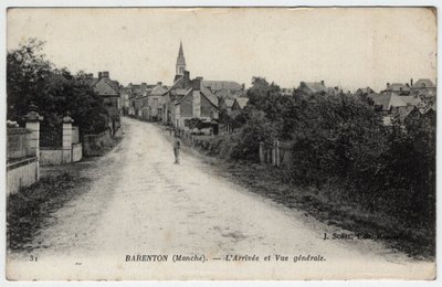 Normandie, Manche (50) : vue de la ville de Barenton - Unbekannt