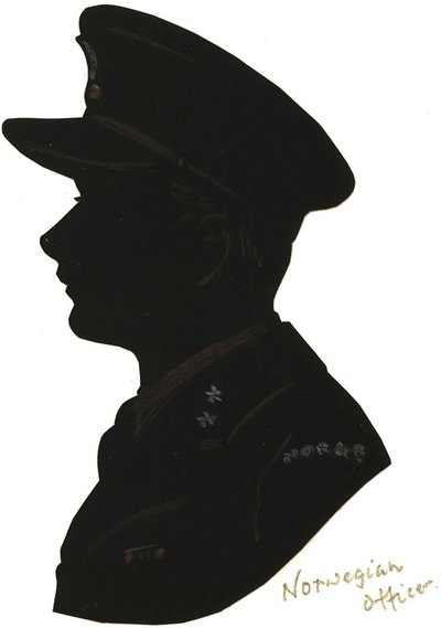 Officier norvégien, Seconde Guerre mondiale - Unbekannt